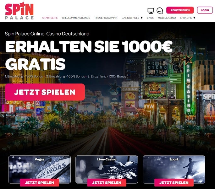 spincasino screenshot