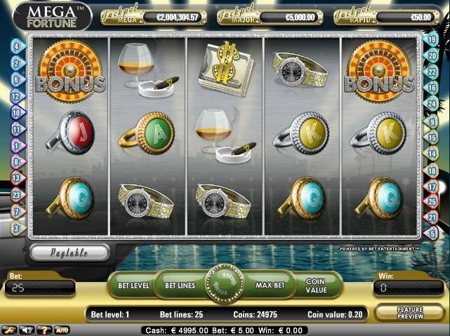 mega fortune slot